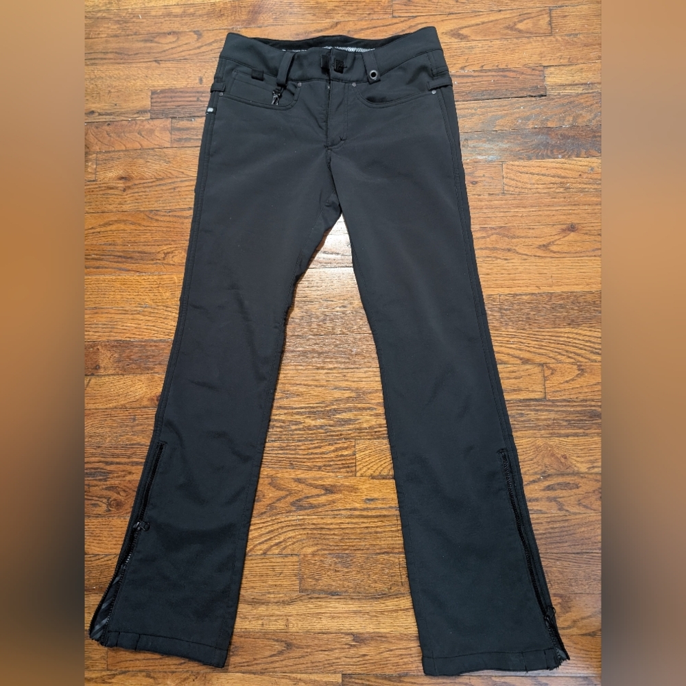 686 Midrise Slim Ski Snowboard Fleece Ankle Zipper Pants XS